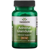Swanson Adrenal Glandular 350 mg 60 Caps