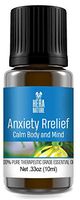 Anxiety Relief Essential Oil Blend - Pure & Natural Ingredients, Therapeutic Grade - Depression, Stress Relief, Relaxation, Boost Mood, Calming (USA) - 10ml