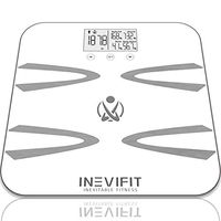 INEVIFIT Body-Analyzer Scale, Highly Accurate Digital Bathroom Body Composition Analyzer, Measures Weight, Body Fat, Water, Muscle, BMI, Visceral Levels & Bone Mass for 10 Users. 5-Year Warranty