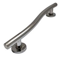 Keeney GB2022-36PC Wave Grab Bar 1.25 Dia x 36 In., Polished Chrome