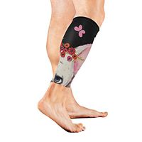 Calf Guard Sleeves Cute Puppy Dog Sports Calves Guards Sleeves for Running, Basketball, Baseball, Football