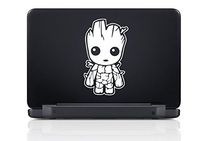 Baby Groot - WHT - 4 - Vinyl Decal