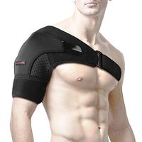 Shoulder Brace by SYOSIN - Rotator Cuff Support for Injury Prevention, Dislocated AC Joint, Labrum Tear, Tendonitis and Fracture - Shoulder Compression Sleeve with Pressure Pad for Men & Women(S)