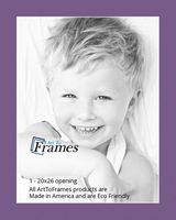 20x26 Purple Iris / Grape Custom Mat for Picture Frame with 16x22 opening size (Mat Only, Frame NOT Included)