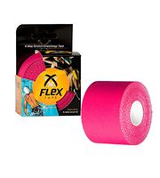 XFlex K Tape Waterproof Uncut Roll – Physio Tape 4 Way Stretch – Kinesiology Tape Pro 2 inch x 16 ft - Pink