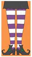 Mesafina Guest Napkins Halloween"Witch Boots" 32 Count