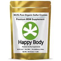 Organic Sulfur Crystals, 99% Pure MSM Crystals, Premium MSM Supplement - 1 LBS Pack
