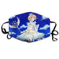 SSUJ7 Kinomoto Sakura Men Women Adjustable Earloop Mouth Guard Anti-Dust Washable Reusable Mouth Guard for Kids Teens Adults Anti Pollution,Anti-smog