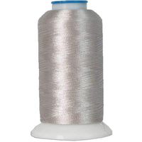 Threadart Polyester Machine Embroidery Thread By the Spool - No. 414 - Silver Grey - 1000M - 40wt - 220 Colors Available