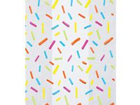 10ct. Colorful"Candy Sprinkles" 4x2x9" Medium Cello Cellophane Treat Food Snack Bags ngKE -1616