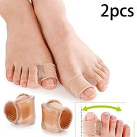 1Pair Toe Tube Sleeves Bunion Toe Pain Relief Toe Straightener Hammer Toe Separators Bunion Corrector Gel Tube Sleeve For Toe Alignment,Overlap Toes,Hammer Toe