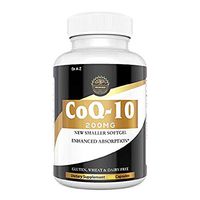 Nature's Pure Co q 10 Supplement 200mg Coq10 Capsules Veggie Ubiquinol, Ubiquinone Co Q 10 Enzyme Coq10 200mg, Cq10 200mg Promotes Heart Health, Energy Production, Naturally Fermented 90 Capsules