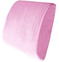 Comfortable Memory Foam Support Pillow Car Seat Home Office Chair (Pink)