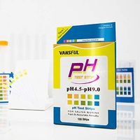 VANSFUL pH Test Strips4.5-9.0(100count) for Testing Alkaline and Acid Levels in The Body, Accurately Track & Monitor Your pH Level Using Saliva and Urine …