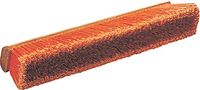 Carlisle 36222424 Flo-Pac Hardwood Block Medium Floor Sweep, Heavy Polypropylene Bristles, 24" Block Size, Orange (Case of 12)