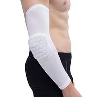 UHBGT Elbow Arm Sleeve Pads Protective Compression Brace Support Padding Bands for Crashproof Cycling Basketball