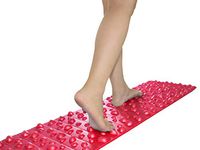 Balance 1 Foot Massage Folding Foam Mat Acupressure Massage Pebble Mat-Foot Pain Relief, Red