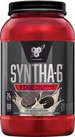 BSN SYNTHA-6 Edge Protein Powder, with Hydrolyzed Whey, Micellar Casein, Milk Protein Isolate, Low Sugar, 24g Protein, Cookies N Cream, 28 Servings
