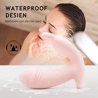 RRFF Women Thrusting Adullt Toys 7 Frequency G-S-Potter Vibrant Wearable Heating Víbratór with Remote Control Dícks Shape Víbratór Wireless Panries Viranting Msságërr for Female Tshirt