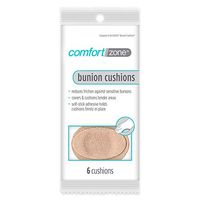 Comfort Zone Bunion Cushions, 6 Count