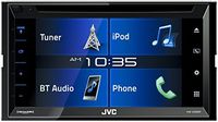 JVC KW-V340BT 6.2-inch Bluetooth DVD/CD/USB WVGA Receiver with 6.8-inch Clear Resistive Touch Control