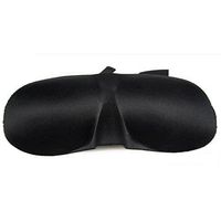 Fakeface Black 3D Solid Soft Comfortable Eye Mask Eye Shade Outdoor Travel Aeroplane Home Use Rest Relax Sleep Nap Mask Cover Blinder Aid Eyemask