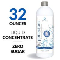 Liquid Ionic Potassium Supplement (32oz) Metabolic Function, Muscle Energy, Immune System. Zero Calroies. Zero Sugar. Keto Friendly. by Eniva Health.