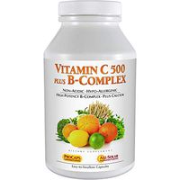 Andrew Lessman Vitamin C 500 Plus B-Complex 180 Capsules – Non-Acidic Vitamin C Plus Citrus Bioflavonoids for Immune System and Anti-Oxidant Support. Easy-to-Swallow Capsules. No Additives