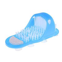 Plastic Bath Shoe Pumice Stone Foot Scrubber Brushes Shower Brush Massager Slippers Bath Shoes Brush for Feet