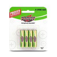 Interstate AAA Batteries 8 Pk Card