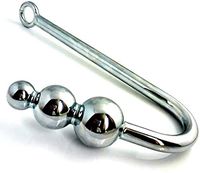 Alloeo 160-Multifunctional Anales Hook Stainless Steel B'utt Plùg Back Massage (Silver)