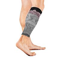 Calf Guard Sleeves Hippo and Wreath Sports Calves Guards Sleeves for Running, Basketball, Baseball, Football