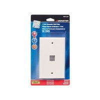 Monster Cable Multi-Media Keystone Wall Plate 1 Port Almond