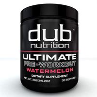 Ultimate Pre Workout |by dub Nutrition Supplements| (Watermelon) Top Rated Energy Pump Formula, Low Carbs, Muscle Builder, Nitric Oxide Boost, Beta Alanine, BCAA, Citrulline, L-Arginine