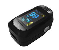 Upgraded Fingertip Pulse Oximeter Blood Oxygen Saturation Monitor Pulse Sensor Meter with Alarm and Pulse Rate Monitor for All Ages