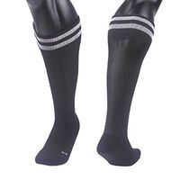 Meso Children's 1 Pair Ultra Comfortable Lightweight and Breathable Knee High Sports Crew Socks Performance Sports Long Socks Size XS(Black)