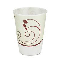Symphony Design Trophy Foam Hot/Cold Drink Cups, 10oz, 60/Pack, 25 Packs/Carton, Sold as 1 Carton