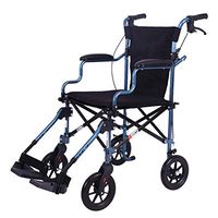 CHAIR Medical Rehab Chair, Wheelchair,Lightweight Folding Wheelchair Driving Medical Adult Medical Supplies, Wheelchair Folding Ultra Light Portable Old Man Simple Small Travel Trolley Travel on The