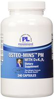 Progressive Labs Osteo-Mins PM with D Plus K1 and K2 Supplement, 240 Count