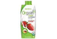 Organic Nutritional Shake Strawberry & Cream 4-Pack 11 Ounces (Case of 3)