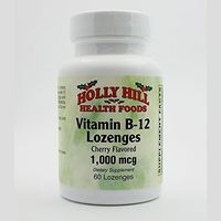 Holly Hill Health Foods, Vitamin B-12, Cherry, 60 Lozenges