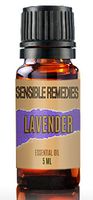 Lavender Essential Oils 100% Pure Therapeutic Grade Premium Quality Undiluted Sensible Remedies 5 mL (0.167 fl oz)