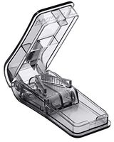 Fullicon Pill Cutter for Small Pills, Tablet Splitter, Safety Medicine Slicer,Medication Vitamin Divider Cutting Drugs Cleanly (Star Grey)