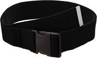 Gait Belt with Plastic Buckle by LiftAid - Transfer and Walking Aid with Belt Loop Holder for Assisting Therapist, Nurse, Home Care - 60"L x 2"W (Black)