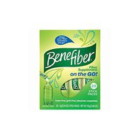 Benefiber Fiber Sugar-Free On the Go Stick Packs, Unflavored, 28 ea (Pack of 5)