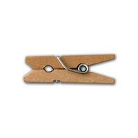 LWR CRAFTS Wooden Mini Clothespins 100 Per Pack 1" 2.5cm (Natural)