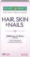 Nature's Bounty Hair, Skin and Nails Formula, 180 Coated Caplets (3 X 60 Count Packages)