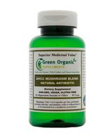 Green Organic Supplements' Mushrooms Blend, AHCC, Natural Antibiotic