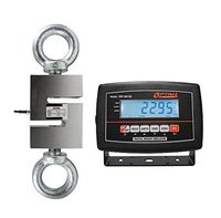 Optima Scales OP-926-10000 Digital Hanging Scale with High Precision Load Cell and Indicator, 10,000 lbs x 2 lbs