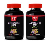 Anxiety Relief Herbal Supplements - Astragalus Root Extract 1200MG - Pure Astragalus - 2 Bottles 180 Capsules